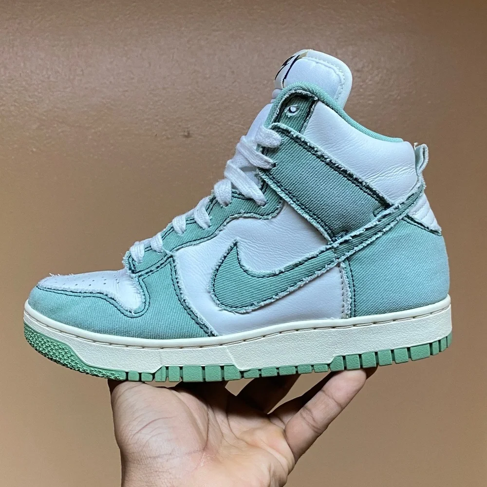 Nike Women’s Dunk High 1985 “Green Denim” Size 6.5